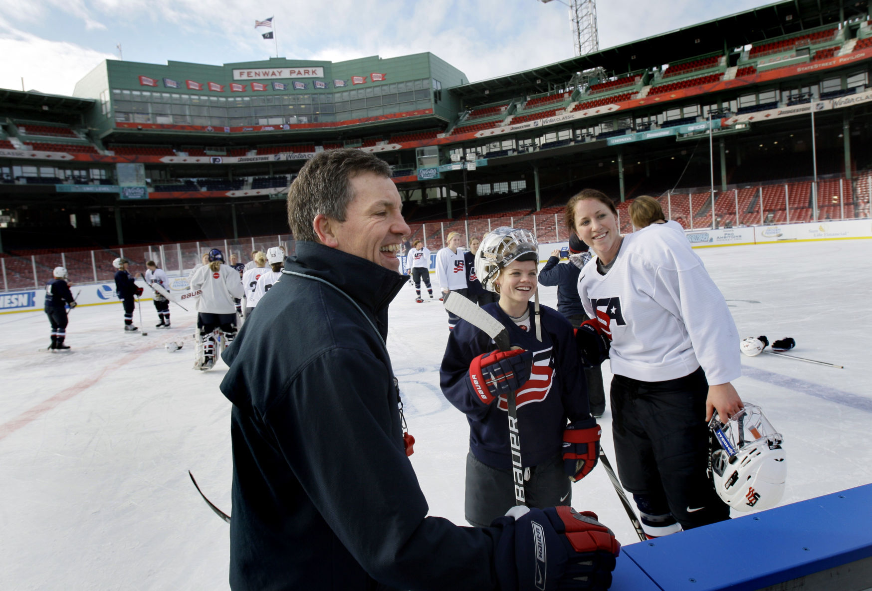 Skating at Fenway